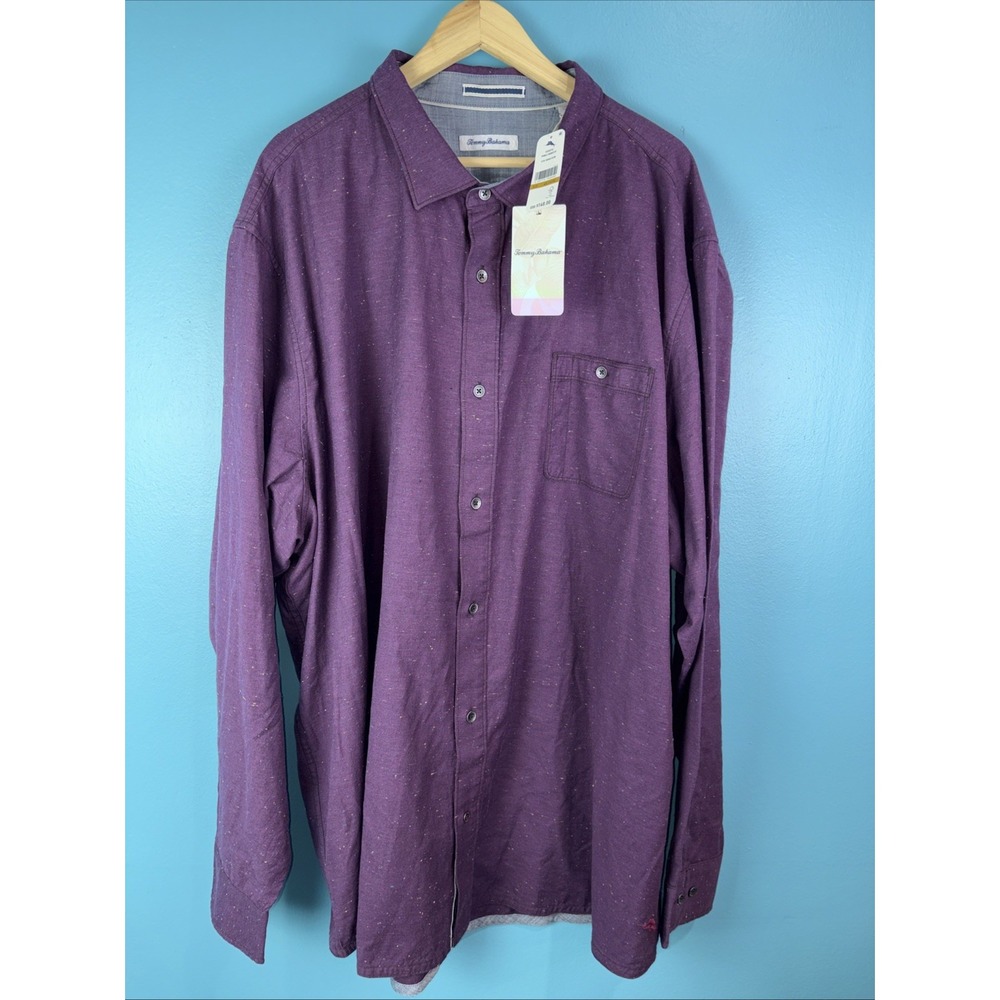 Tommy Bahama Long Sleeve Button Down Shirt Size 4XLT Pebble Shores $148